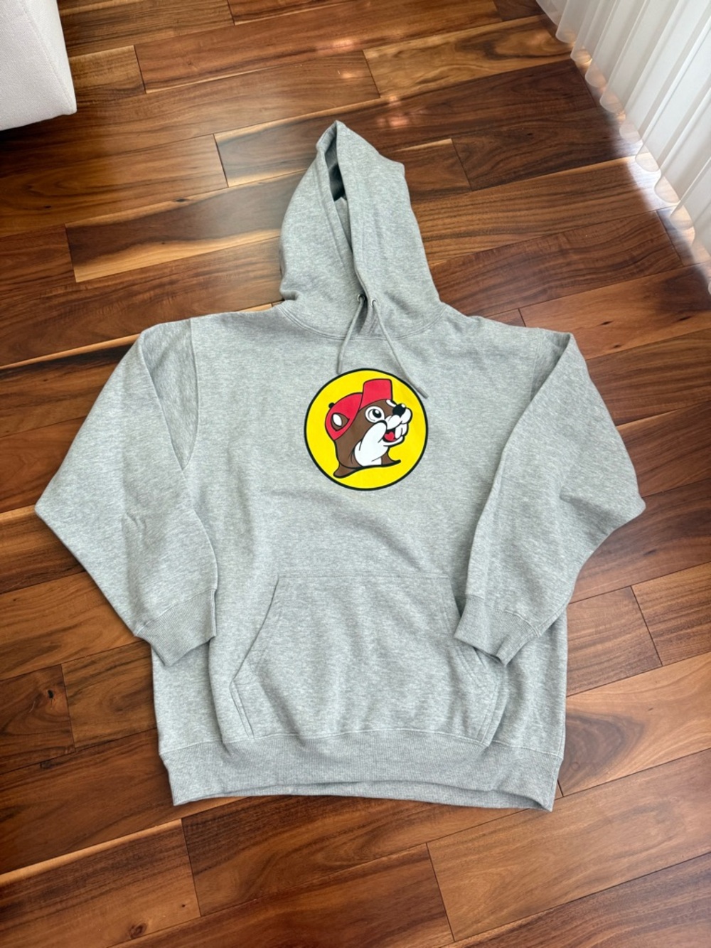 Buc-ee’s Basic Gray Hoodie NWT Size Extra Large XL New Unisex
